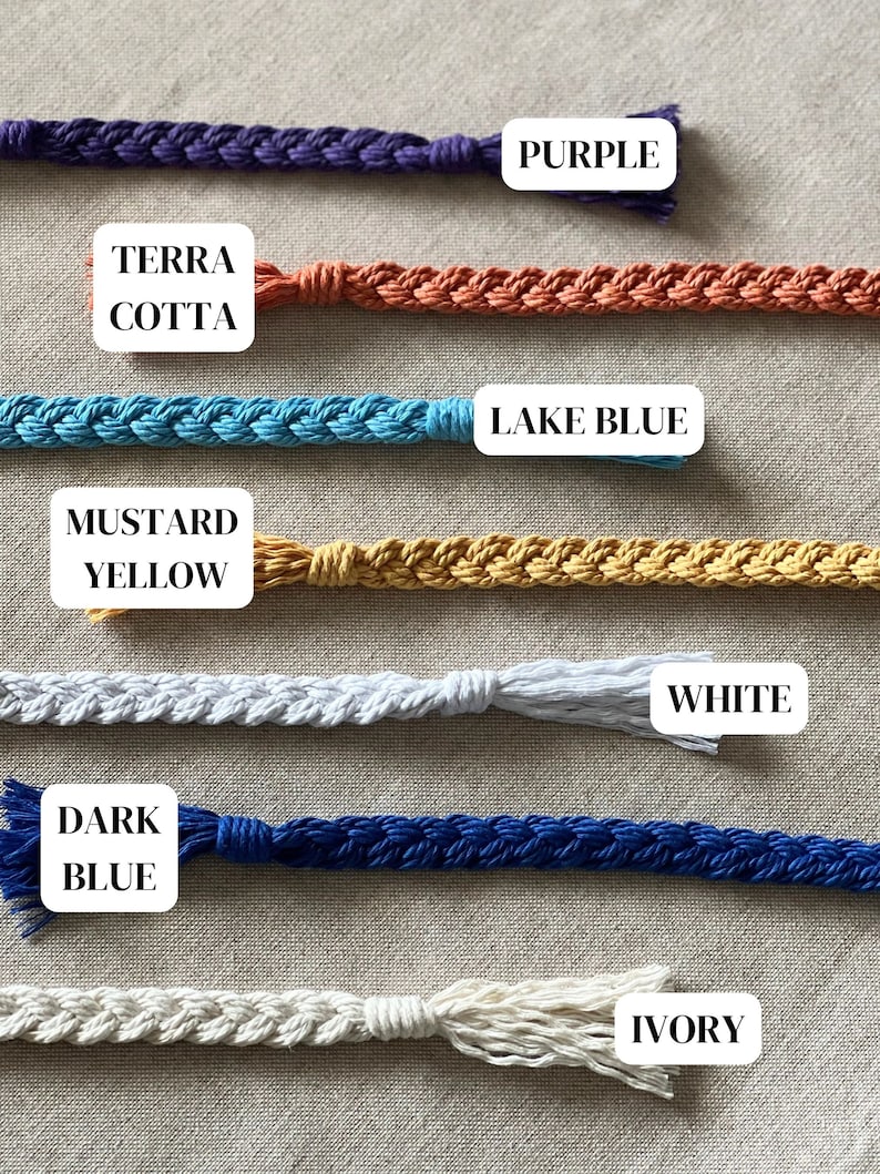 Thin Braided Rope Belt, Cotton Rope Belt, Cord Belts for Women, Narrow