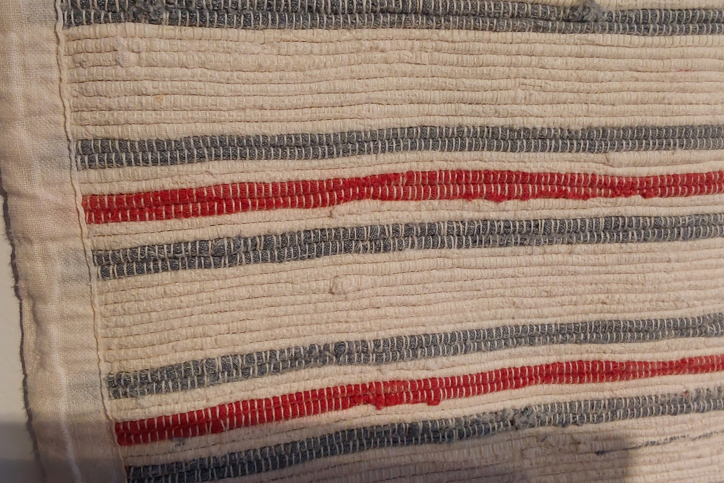 Hand Woven Rag Blanket Canadian Catalogne Authentic French Etsy Canada