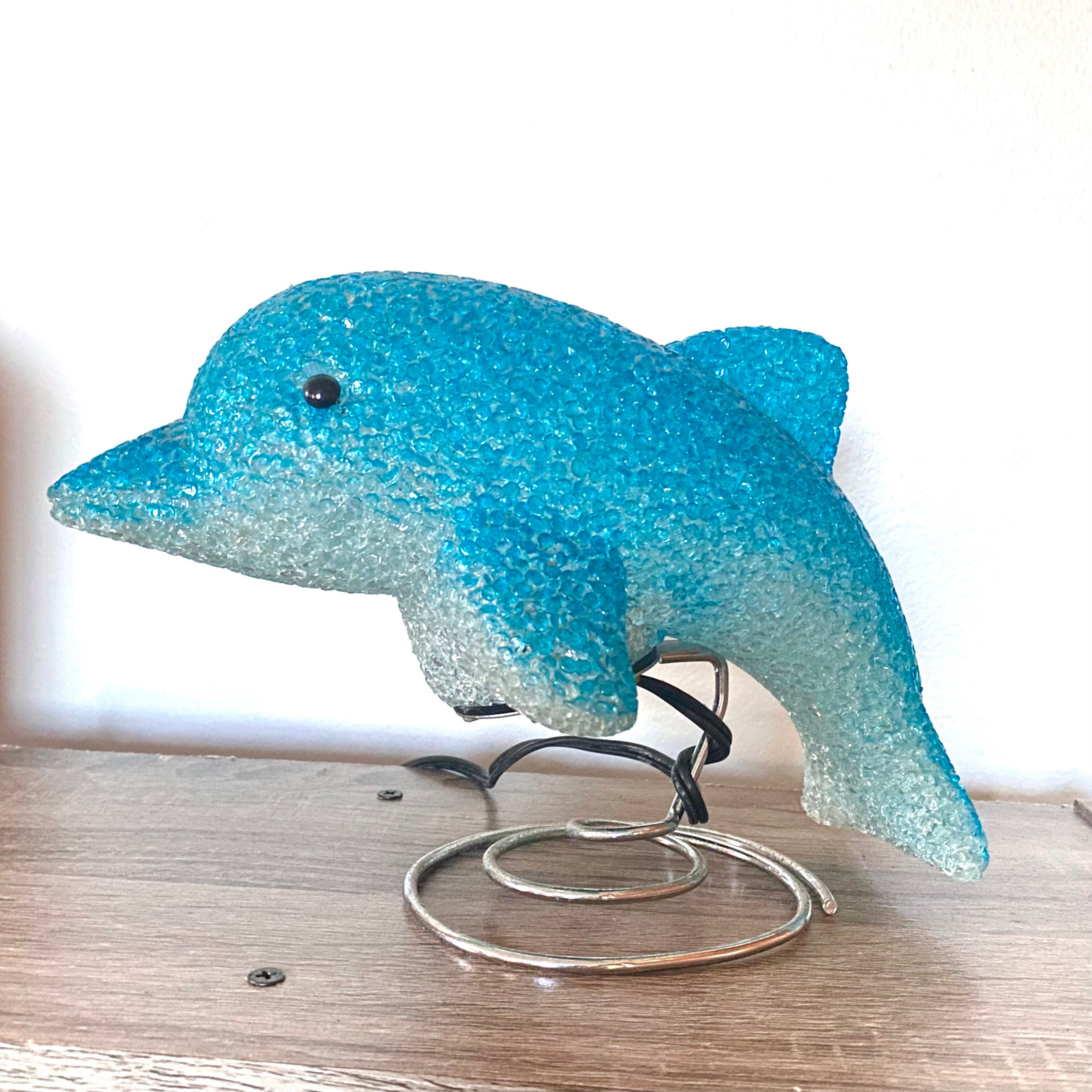 Dolphin Thunder Lamp モダン スペースエイジ ヴィンテージ Vintage 90s Dolphin Lamp - Etsy