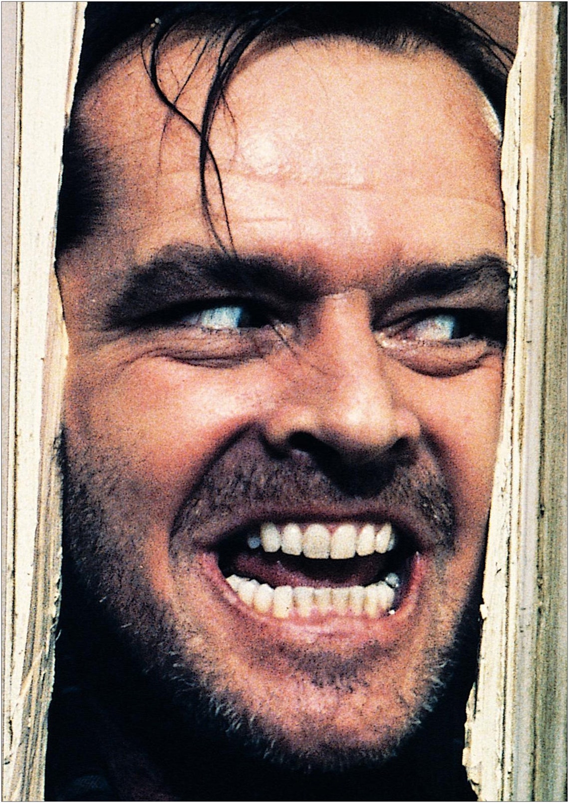 Here s johnny the shining classic movie art large poster etsy