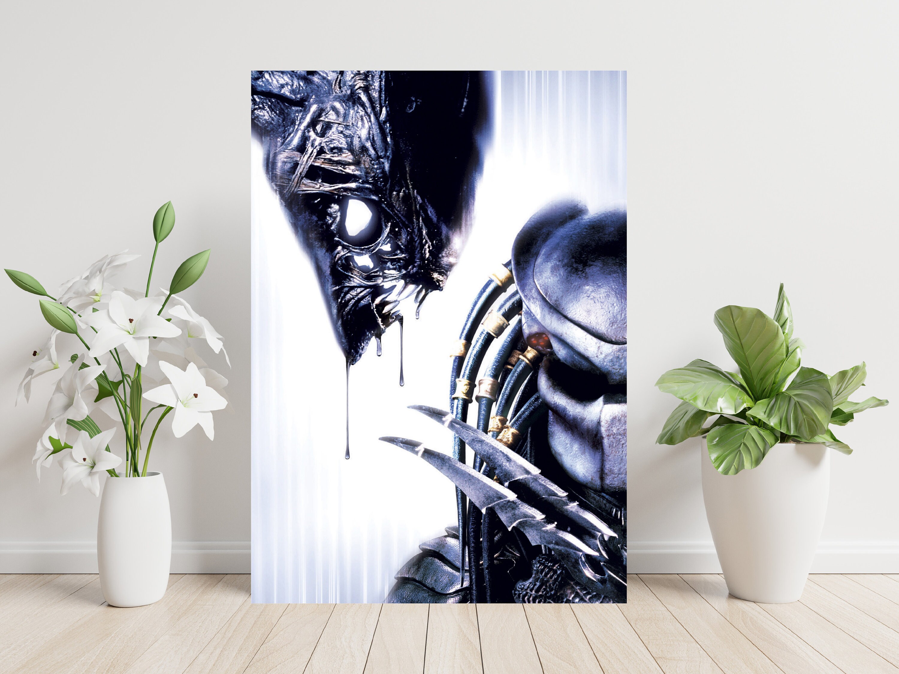 Alien Vs Predator Classic Movie Art Large Poster Print Gift in | Etsy