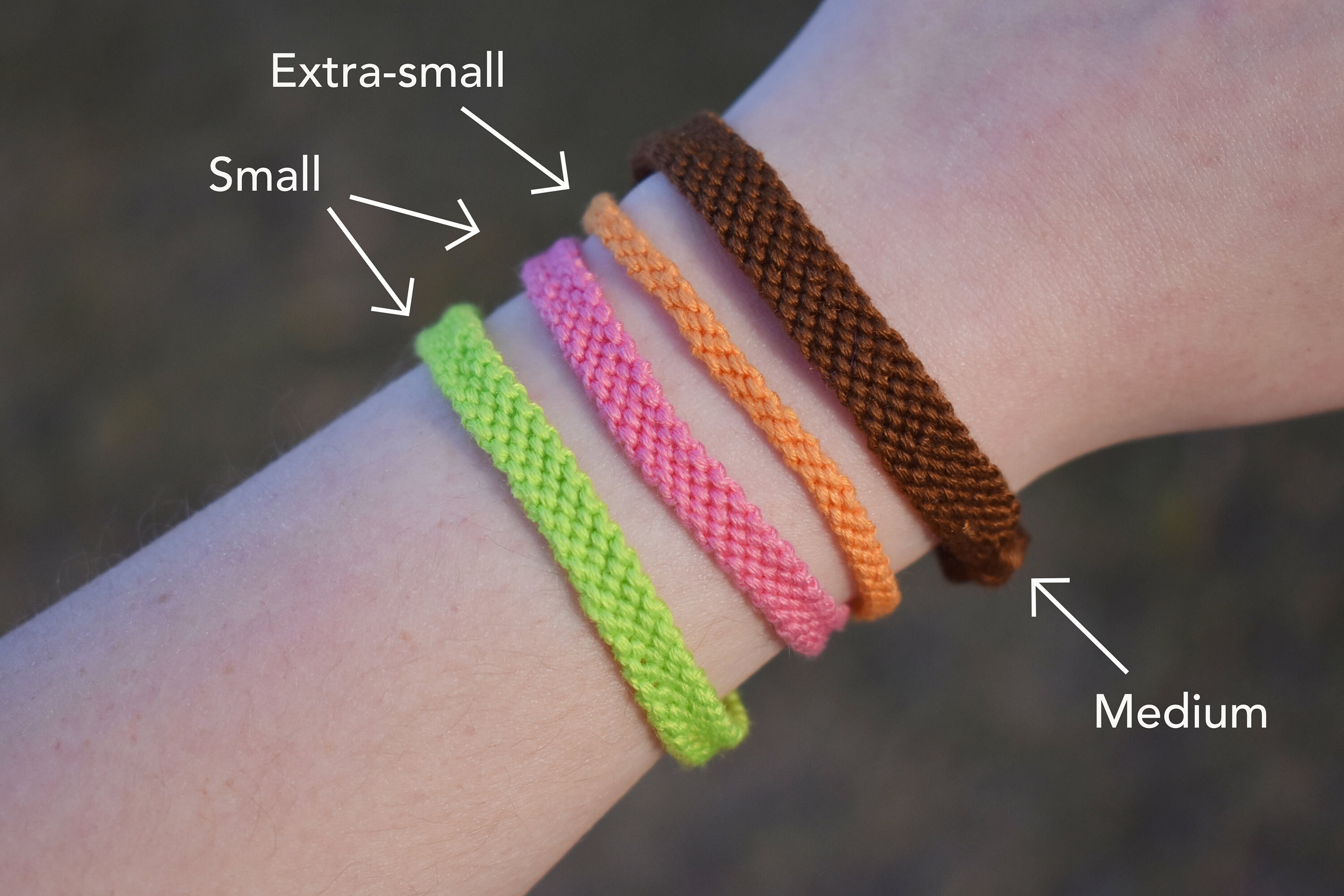 Custom Woven Bracelets/Anklets Solid Etsy