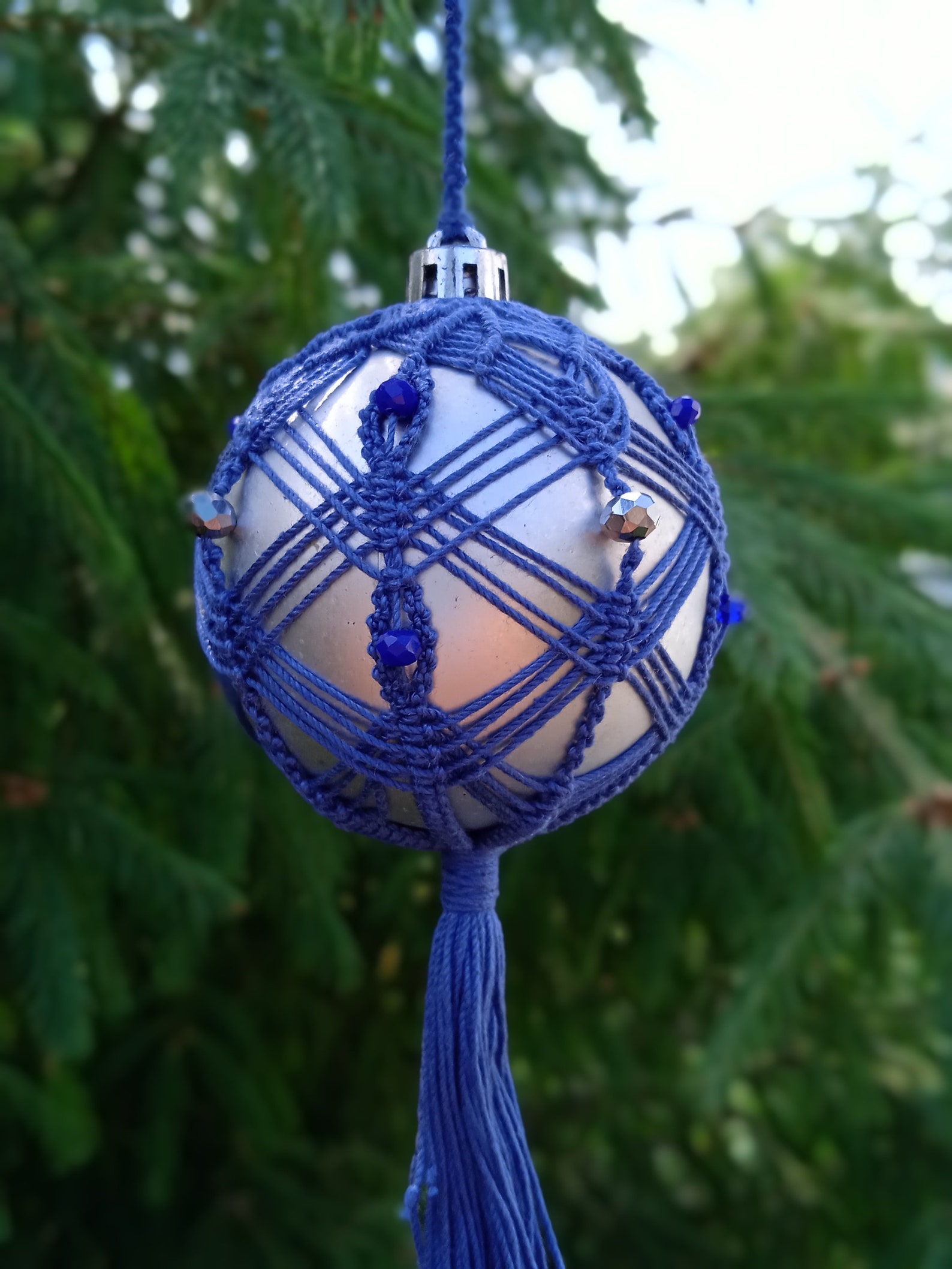 Christmas Ball Christmas Decorations Christmas Toy Macrame Etsy
