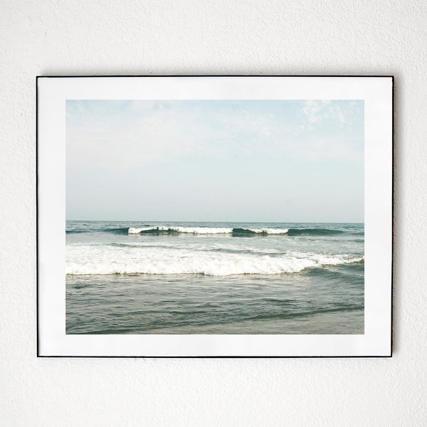 SOOTHING SURF - Ocean Photography, Wave Wall Art, Beach Pictures - Digital Download High-Quality Print - Many Sizes