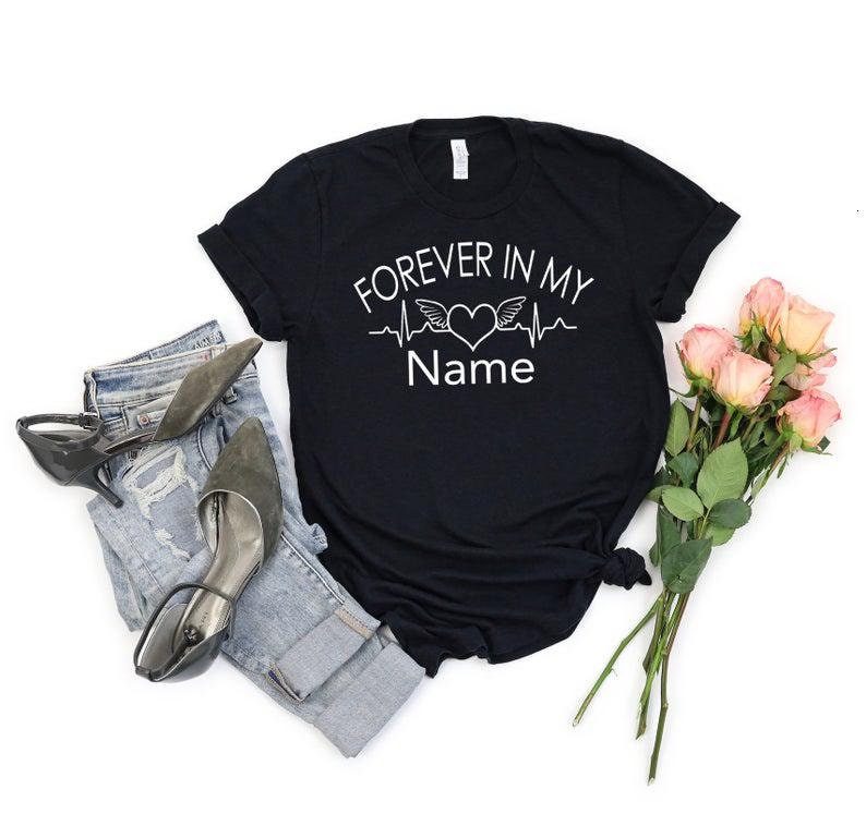 Custom Remembrance Shirt Personalized Memorial TShirt Etsy