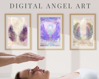 Digital Angel Collage Art