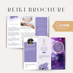 Broszura Reiki - Broszura Canva Reiki