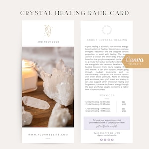 Crystal Therapy Rack Card