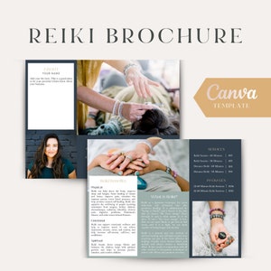 Broszura Reiki Healing - Broszura Canva Reiki