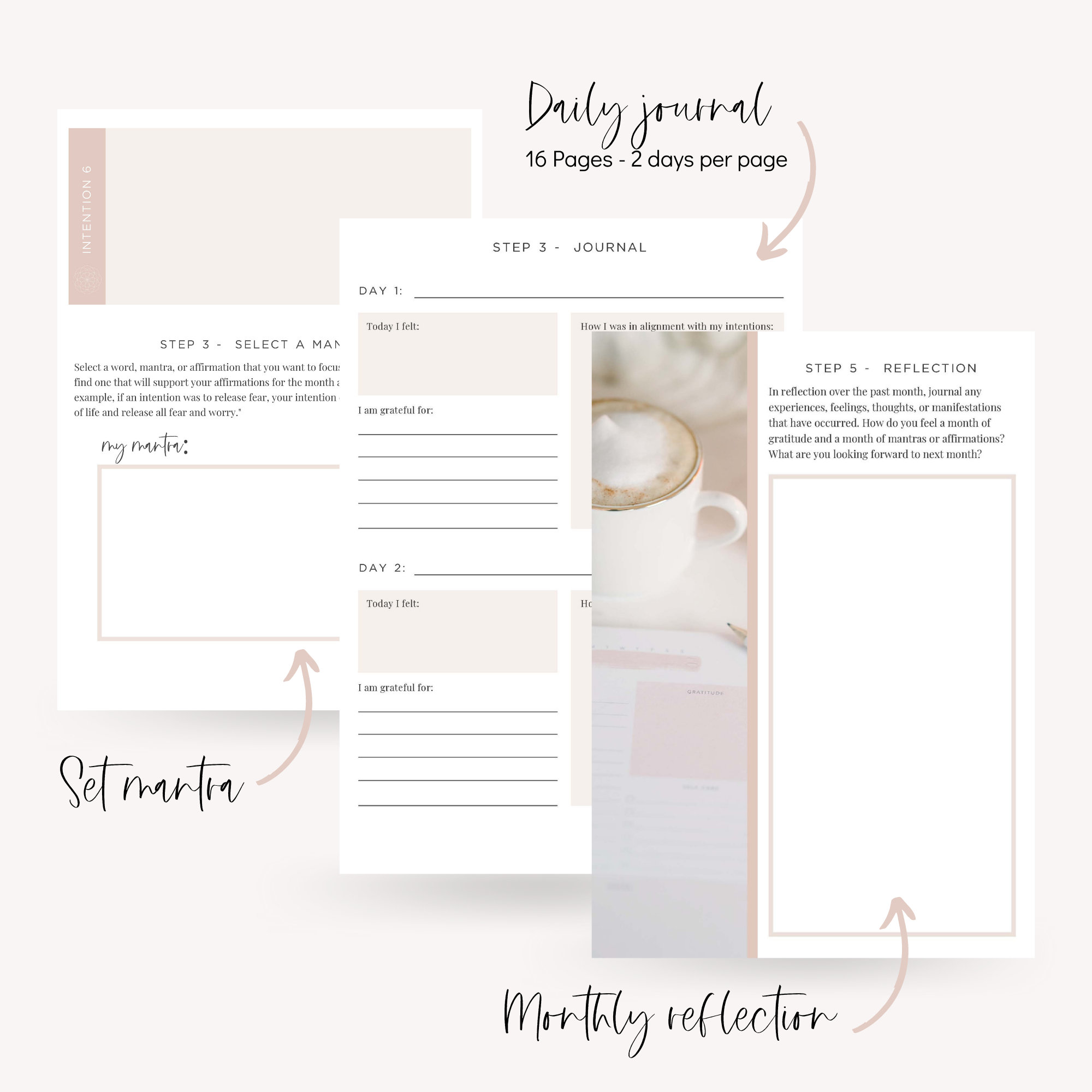 Monthly Intention Setting and Manifesting Workbook Printable | Etsy