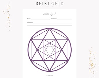 Printable Reiki Grid