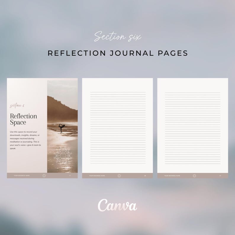 Soul Pages Examples Soul Path Activation Workbook - Spiritual Coaching Template (digital ...