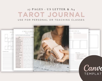Tarot Journal, Tarot Spreads, Tarot Class Materials, Tarot Worksheets