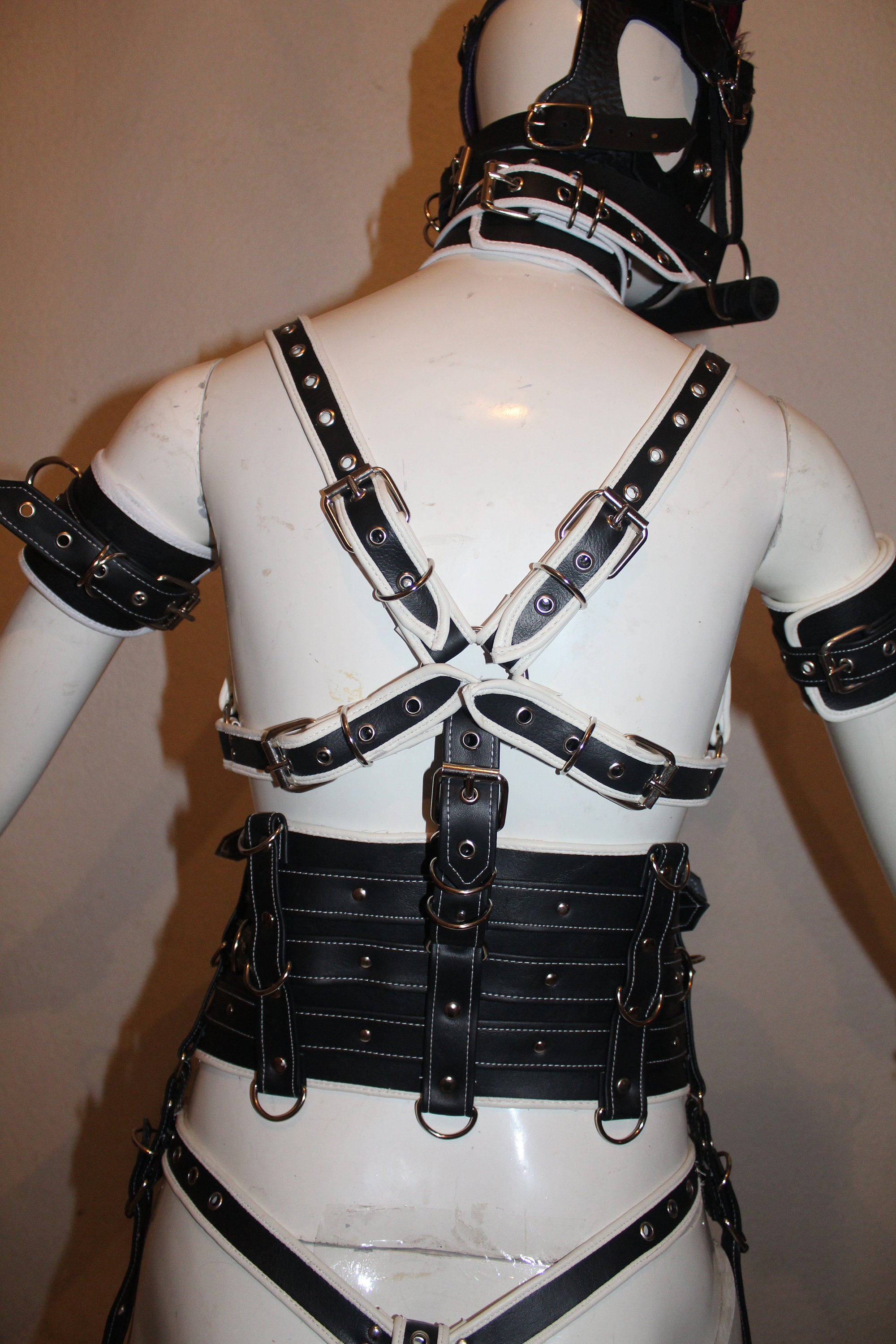 PONYGIRL HARNESS Ponyplay/petplay Full Set Includes Head Etsy