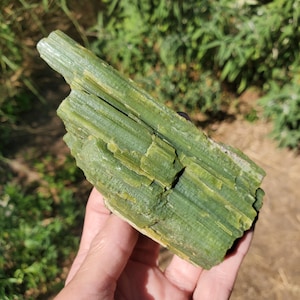 Raw Green Tremolite Crystal Pakistan Mined Specimen l  A Grade  164 grams