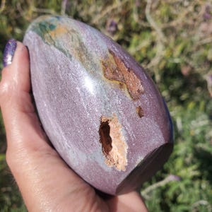 Ocean Jasper RARE Pale Pink Purple Crystal Freeform 918 grams l 2lbs 1oz