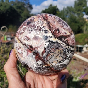 レッド ピンク メキシカン クレイジー レース アゲート クリスタル