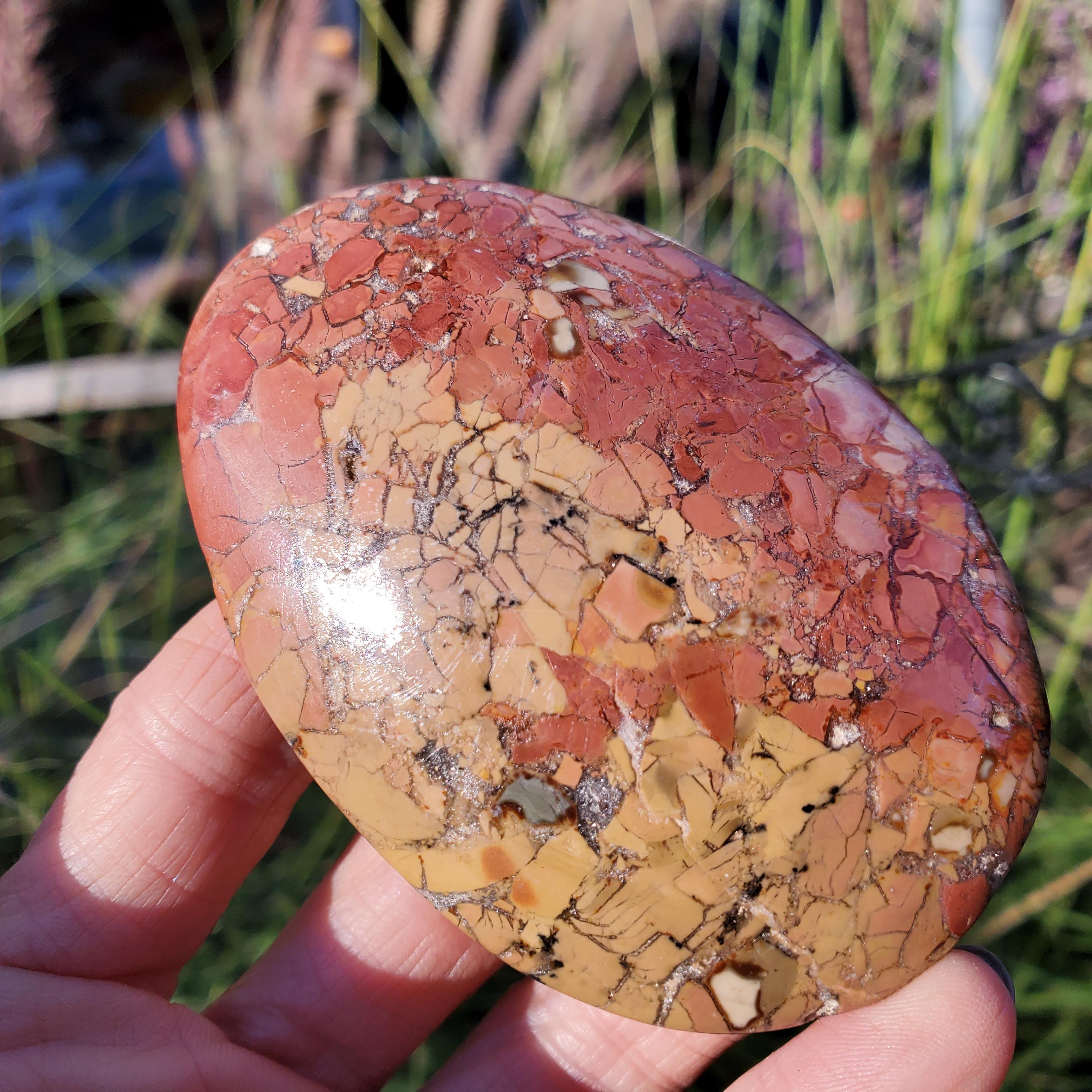 Ibis Jasper Ochre Yellow Brecciated Palm Stone Crystal 95 Grams - Etsy