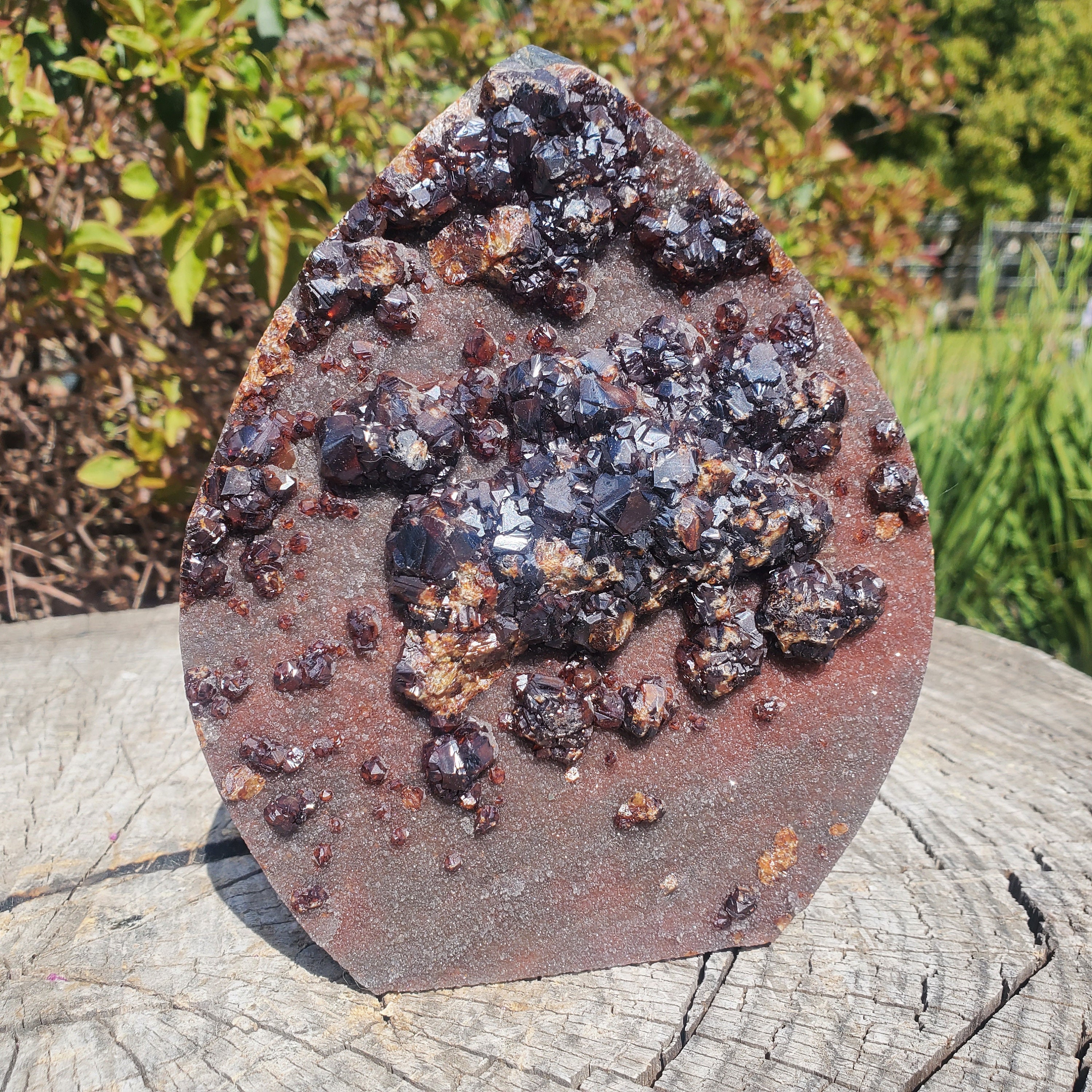 4lbs+ Red Garnet Sphalerite Cluster Cube Specimen Crystal 1820 Grams | 4lbs 1oz