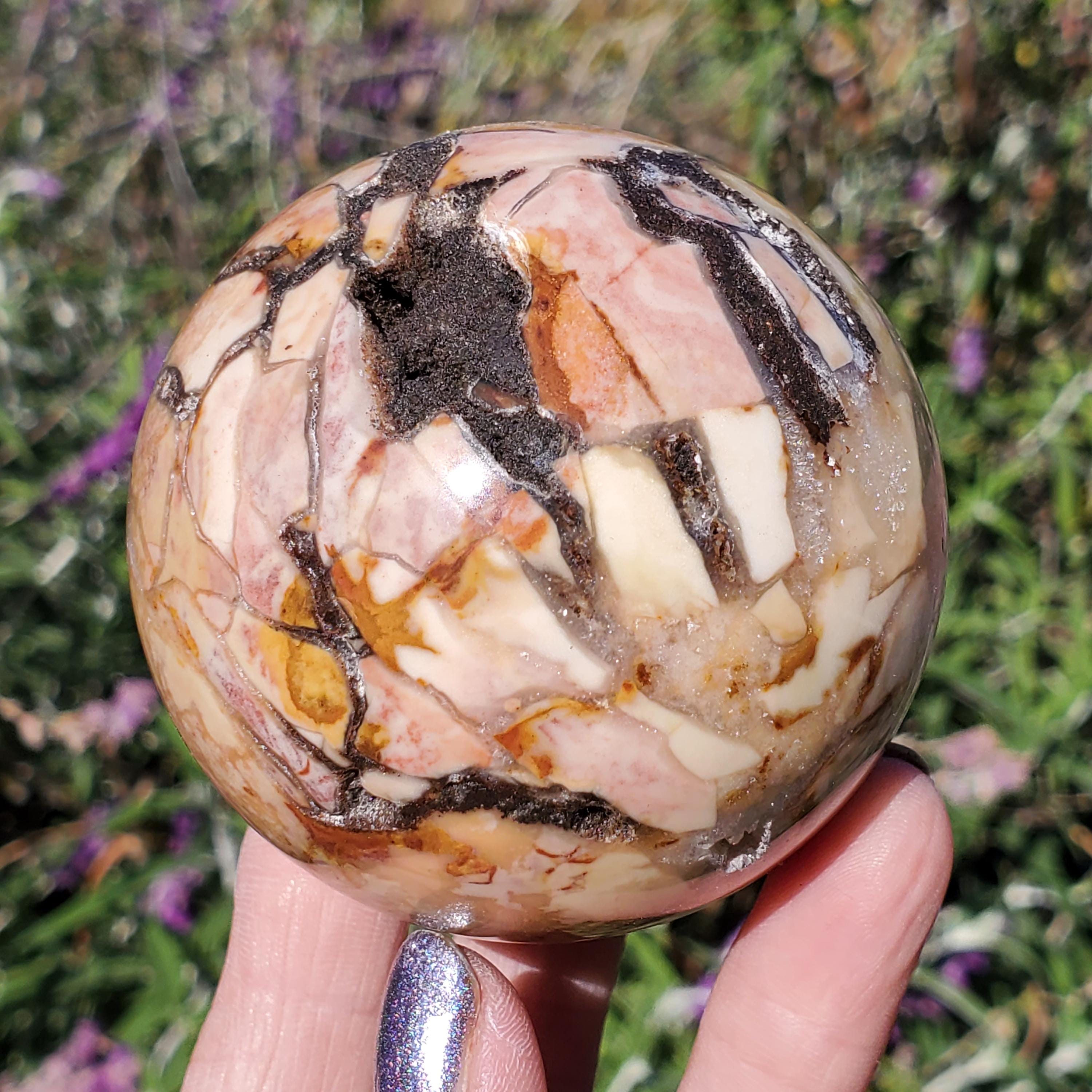Ibis Jasper Sphere - Etsy