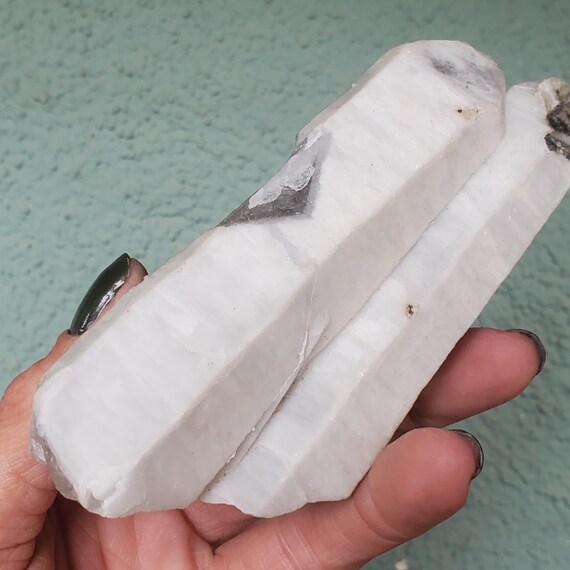 Inner Mongolian Candle Quartz Crystal Specimen Cluster Double Tower 194 grams