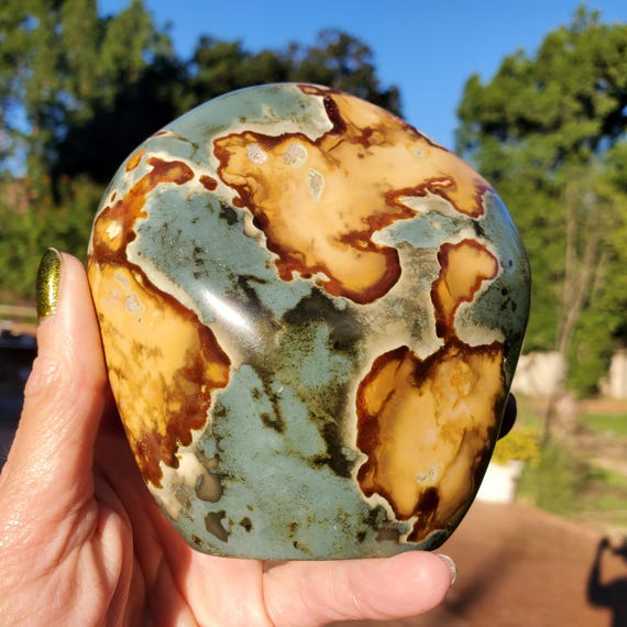 Polychrome Jasper Strong Patterns Freeform Standing  688 grams
