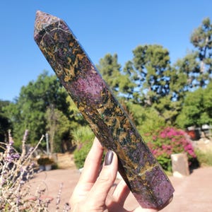 Ruby in Kyanite Crystal Tower UV-Reactive 806 Grams | 1lbs 13oz