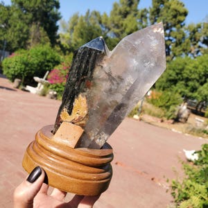 Garden Quartz Double Tower Four Seasons w/ Phantoms Rainbows  980 grams