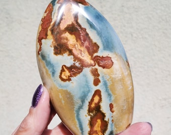 Polychrome Jasper Strong Patterns Freeform Standing 308 grams