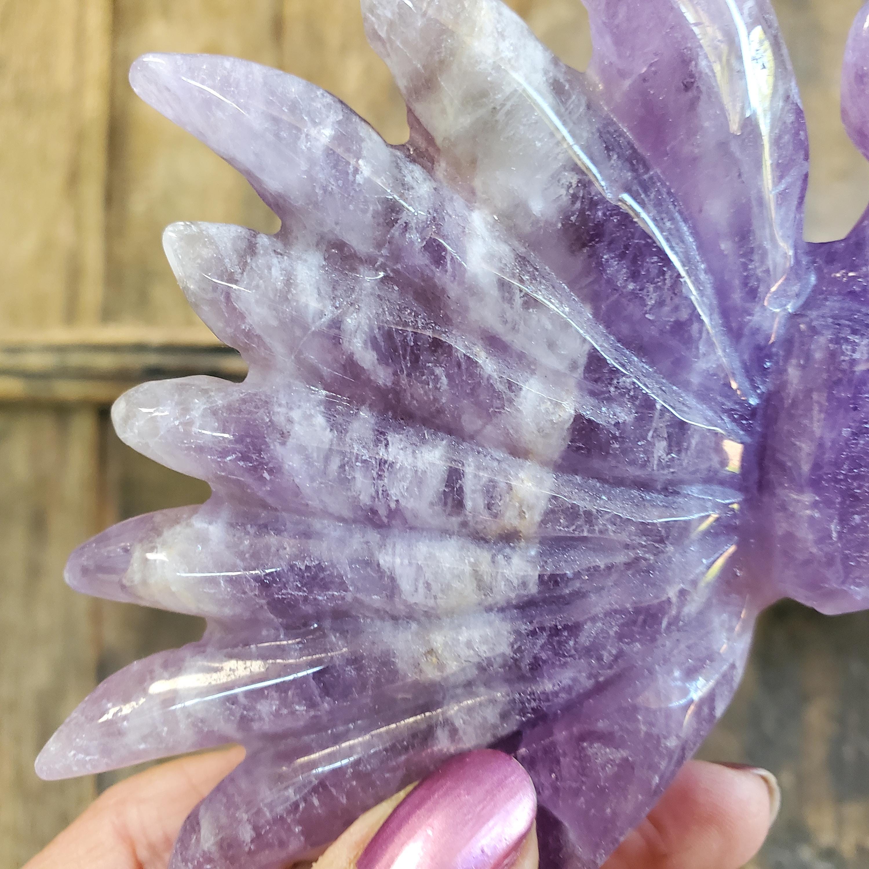 Nine Tail Fox Dream Amethyst Hand Carved Crystal 216 Grams - Etsy