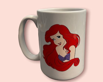Ariel inspired coffee mug