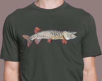 Full Tiger Musky T-Shirt | Front Only