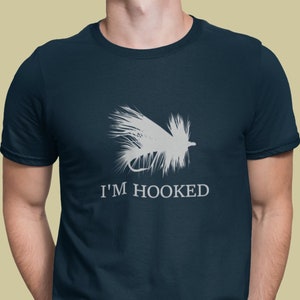 I&#39;m Hooked - Fishing T-Shirt - Light Fly