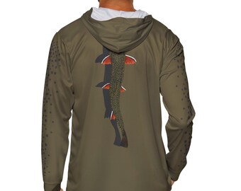 Brook Trout Performance Angel-Hoodie | Atmungsaktives Langarm-Shirt zum Fliegenfischen