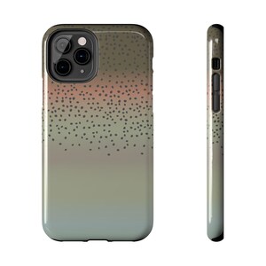 Rainbow Trout Spots iPhone Case | Trout Phone Case | Tough Fly Fishing Phone Case