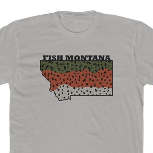 Fish Montana | Rainbow Trout Shirt | Fishing T-Shirt