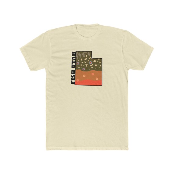 ユタ州の魚 | ブルックトラウトシャツ | 釣りTシャツ - Etsy 日本