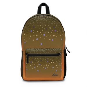 Bachforelle Haut Muster Rucksack - Angelrucksack - Forellentasche