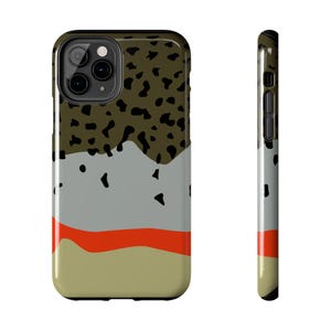 Cutthroat Trout Skin iPhone Case | Tough Fishing Phone Case