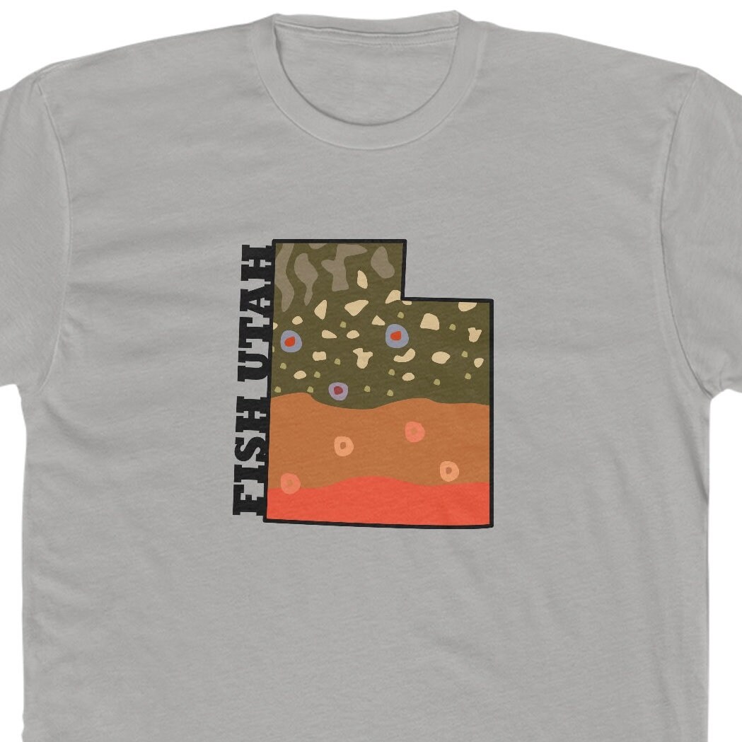 ユタ州の魚 | ブルックトラウトシャツ | 釣りTシャツ - Etsy 日本