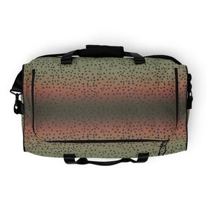 Regenbogen Forelle Haut Muster Wader Tasche | Fliegenfischen Seesack
