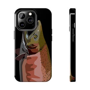 King Salmon iPhone Case | Chinook Salmon | Tough Fishing Phone Case