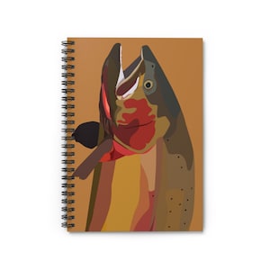 Yellowstone Cutthroat Trout Spiral Notebook - Ruled Line