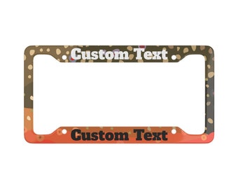 Custom Trout Skin - License Plate Frame