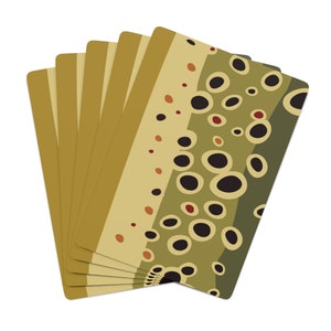 Brown Trout Skin Poker Cards - Playing Cards