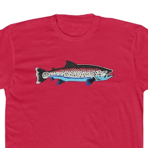 Gutes Forelle T-Shirt | USA Fisch T-Shirt | Vaterländische Forelle