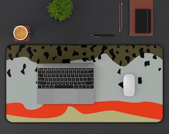 Cutthroat Trout Skin Pattern Desk Mat
