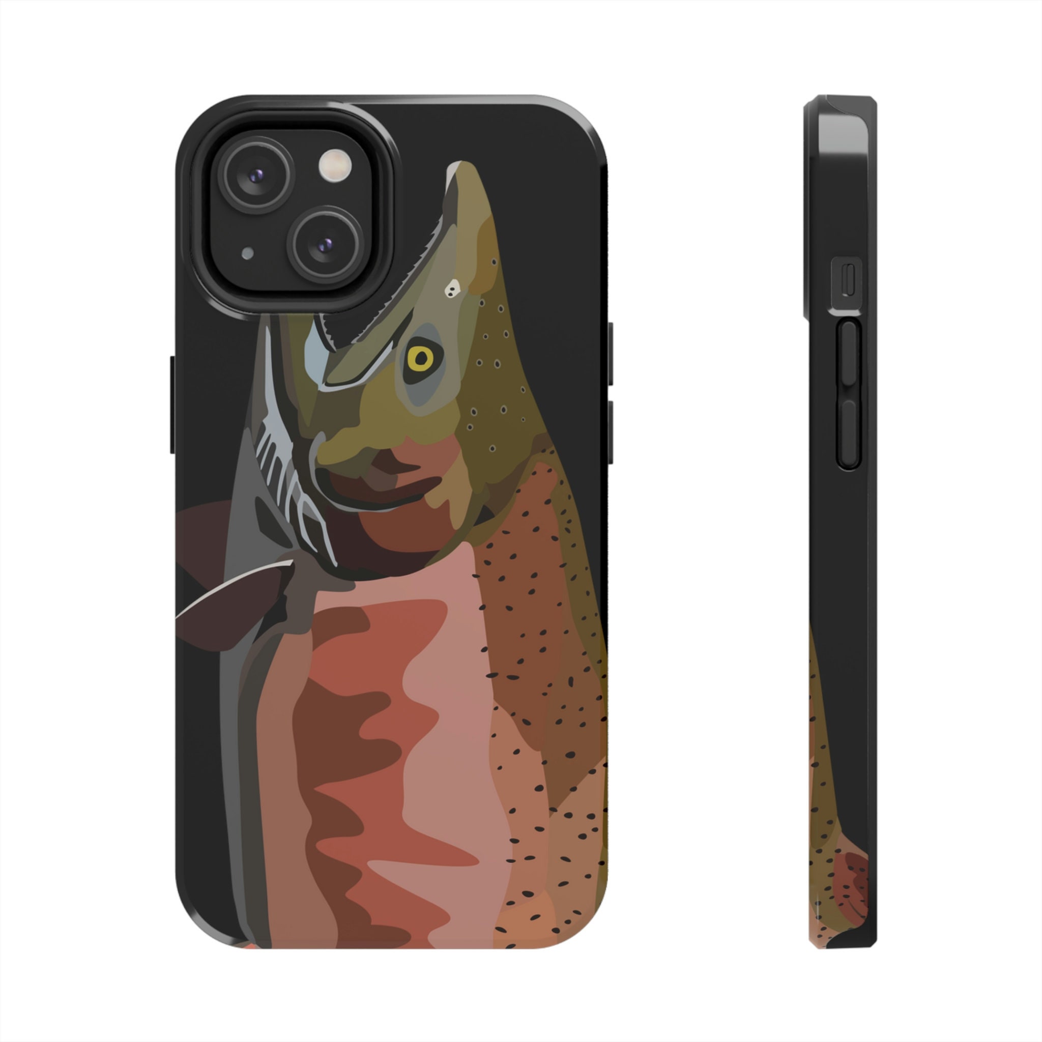  iPhone SE (2020) / 7 / 8 I'm Hooked On - Fisher Fisherman  Salmon Fishing Case : Cell Phones & Accessories