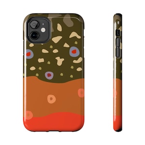 Brook Trout Skin iPhone Case | Tough Fishing Phone Case