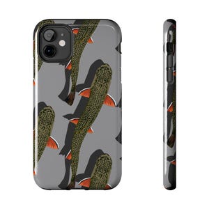 Bachforelle Schwimmen iPhone Hülle | Fliegenfischen Tough Handyhülle